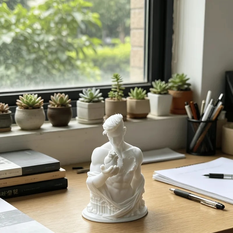 Broken Chest Male Bust Figurin - Office Furniture Hon recension och pris