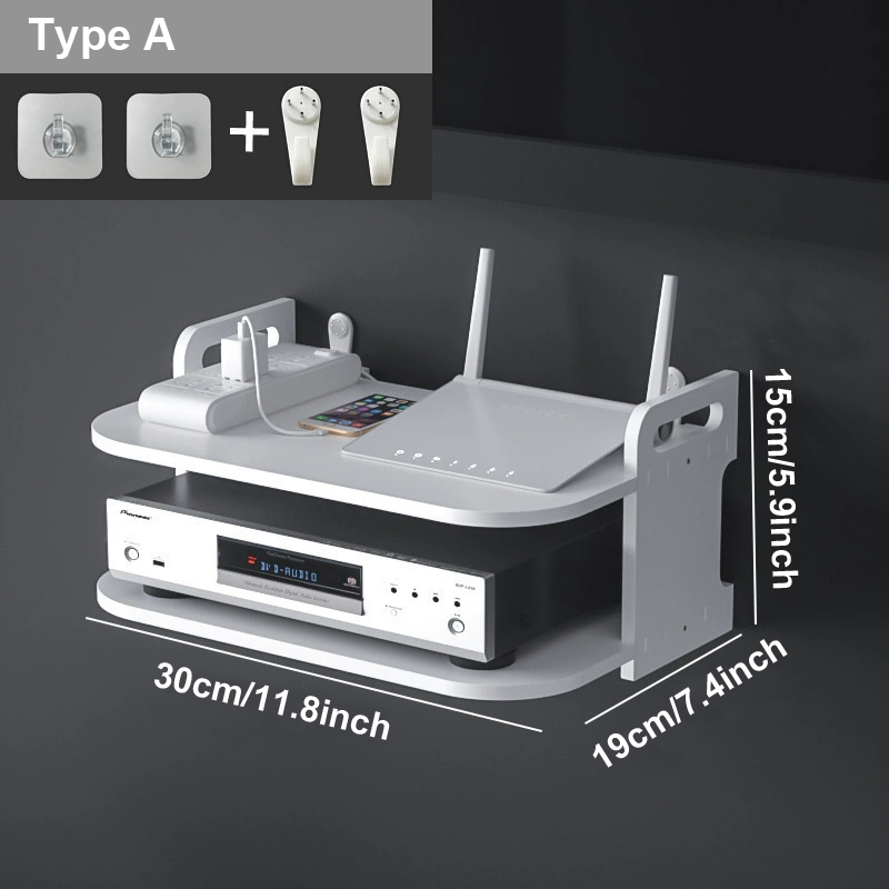 Wall-Mounted Router Cable Orga - Wall Mounted Desk Fold recension och pris