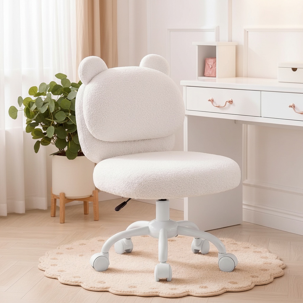 Vanity Chair, Cute Desk Chair, - Office Furniture Hon recension och pris