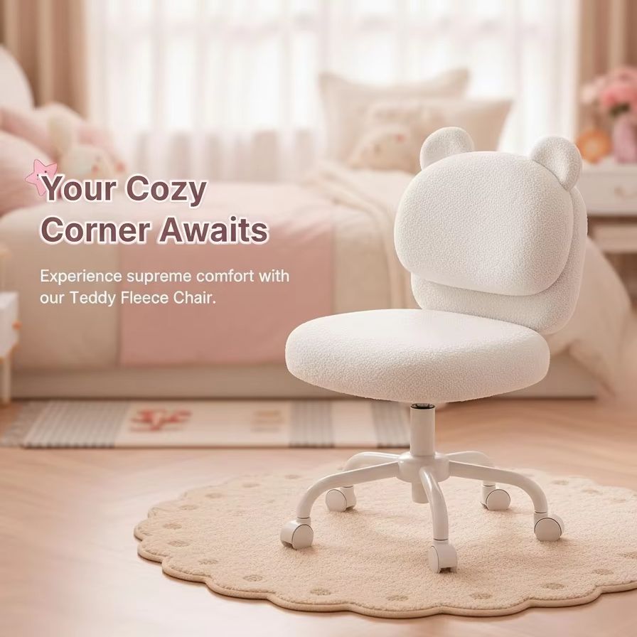 Vanity Chair, Cute Desk Chair, - Office Furniture Hon recension och pris