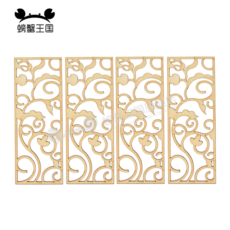 4pcs Wooden Miniature Partitio - Partition Screen Divider recension och pris