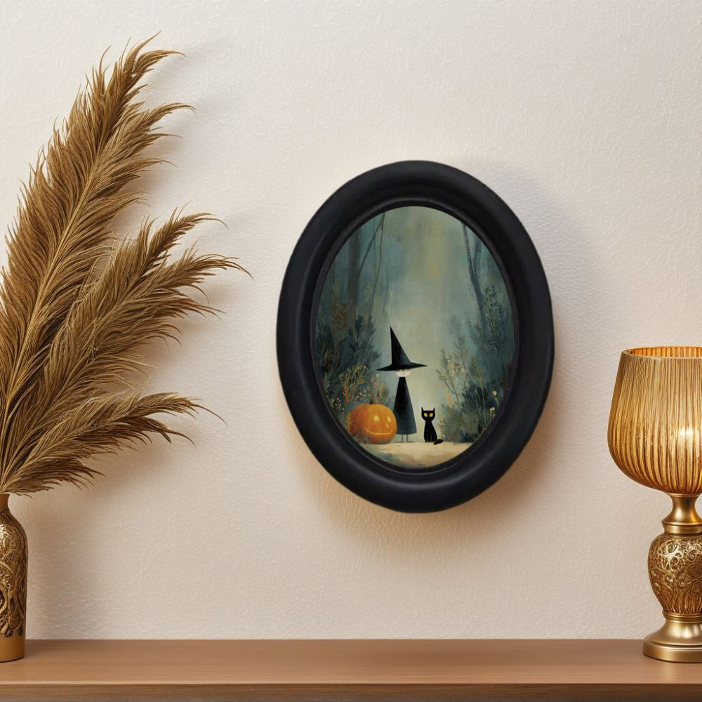 A 3D Vintage Halloween Witch a - Office Furniture Design recension och pris