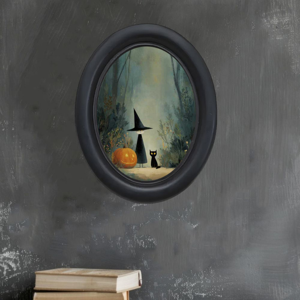 A 3D Vintage Halloween Witch a - Office Furniture Design recension och pris