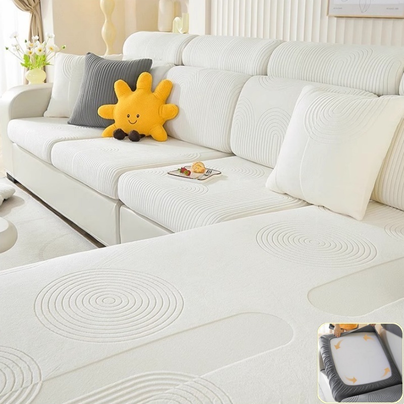 Elastic Jacquard Velvet Sofa C - Office Furniture Plus recension och pris
