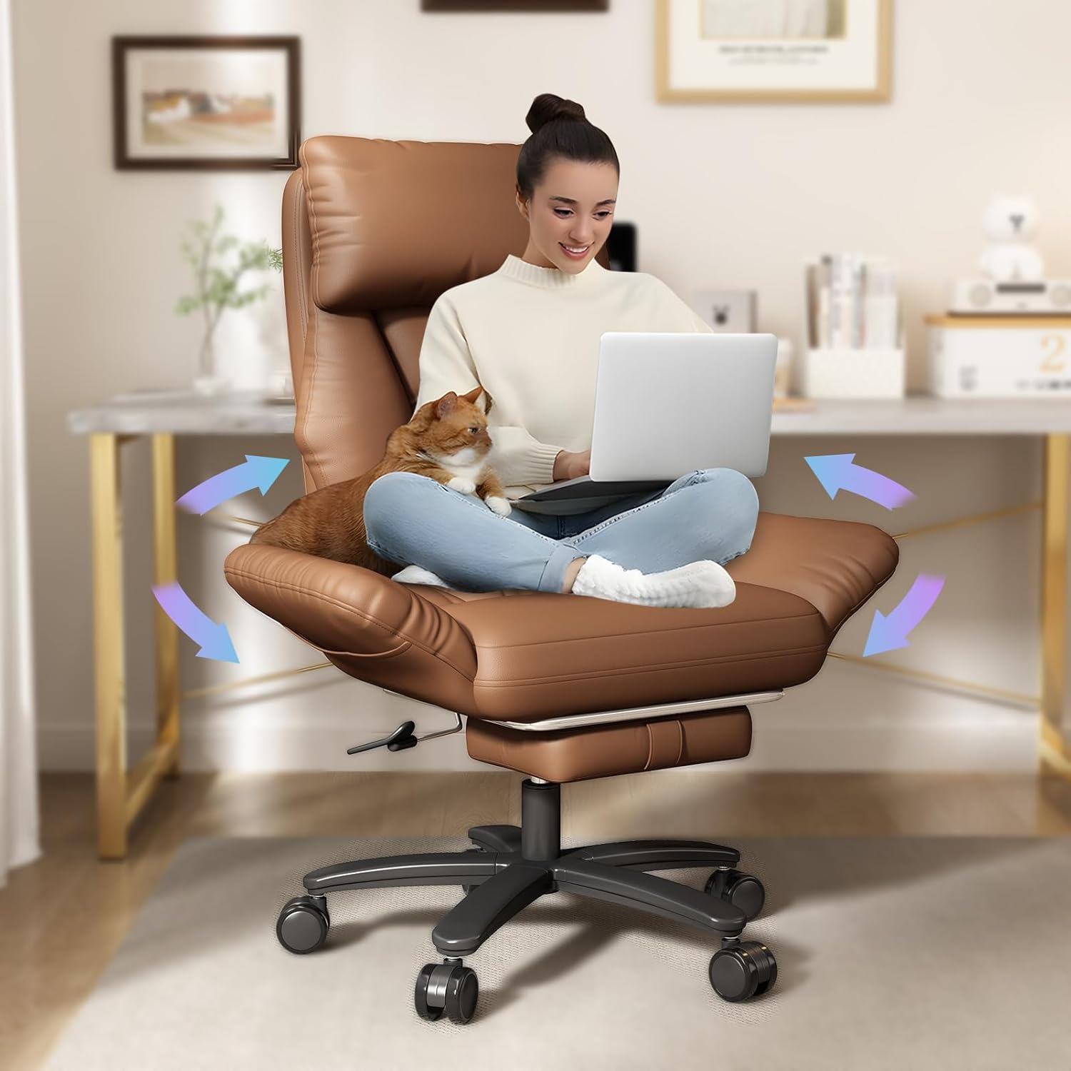Cross Legged Office Chair with - Office Furniture Plus recension och pris