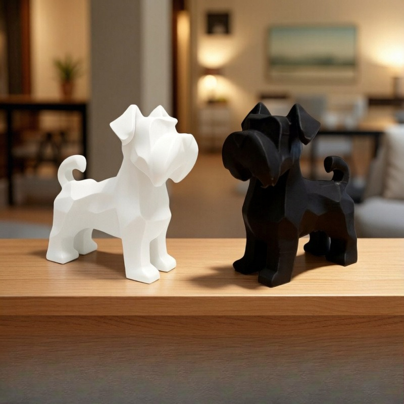 Schnauzer Dogs Figurines Resin - Office Furniture Hon recension och pris