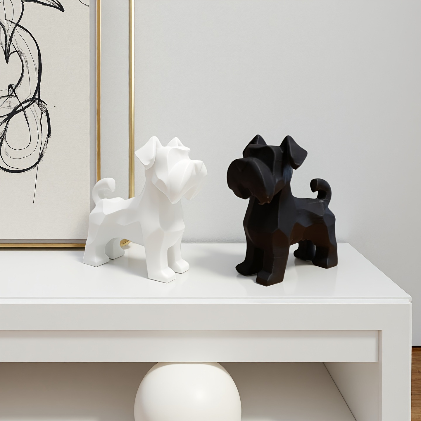 Schnauzer Dogs Figurines Resin - Office Furniture Hon recension och pris