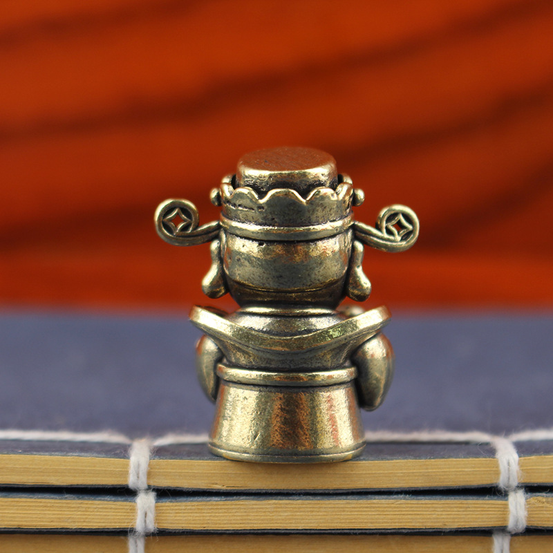 Brass God of Wealth Statue, Co - Office Furniture Hon recension och pris