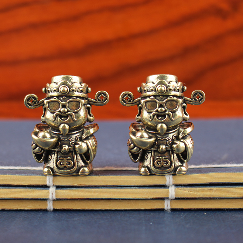 Brass God of Wealth Statue, Co - Office Furniture Hon recension och pris