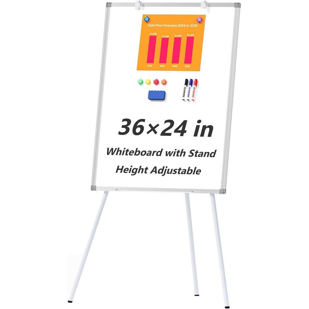 Large Whiteboard Easel with St - Whiteboard Easel Tripod recension och pris