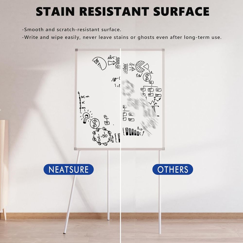 Large Whiteboard Easel with St - Whiteboard Easel Tripod recension och pris