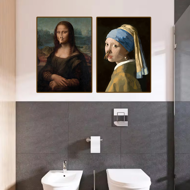 1pc Funny Abstract Bathroom To - Office Furniture Design recension och pris