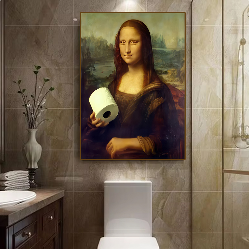 1pc Funny Abstract Bathroom To - Office Furniture Design recension och pris