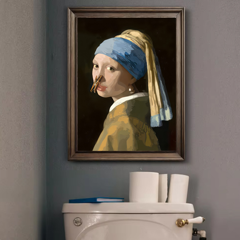 1pc Funny Abstract Bathroom To - Office Furniture Design recension och pris