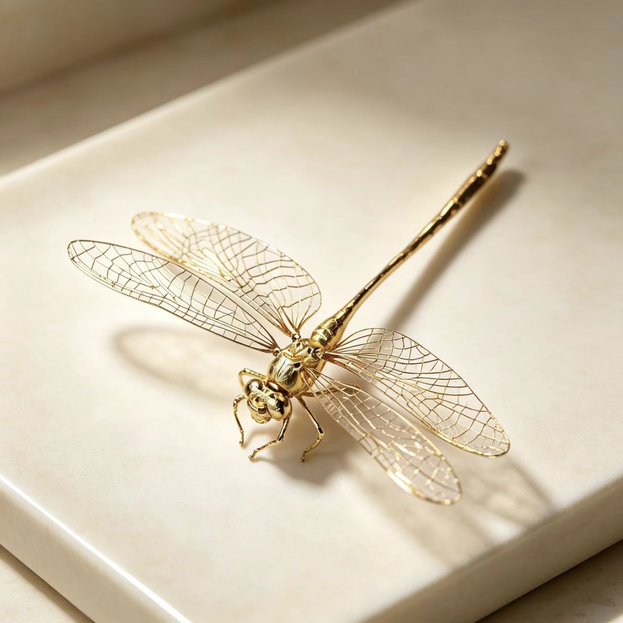 Vintage Brass Dragonfly Figuri - Office Furniture Hon recension och pris