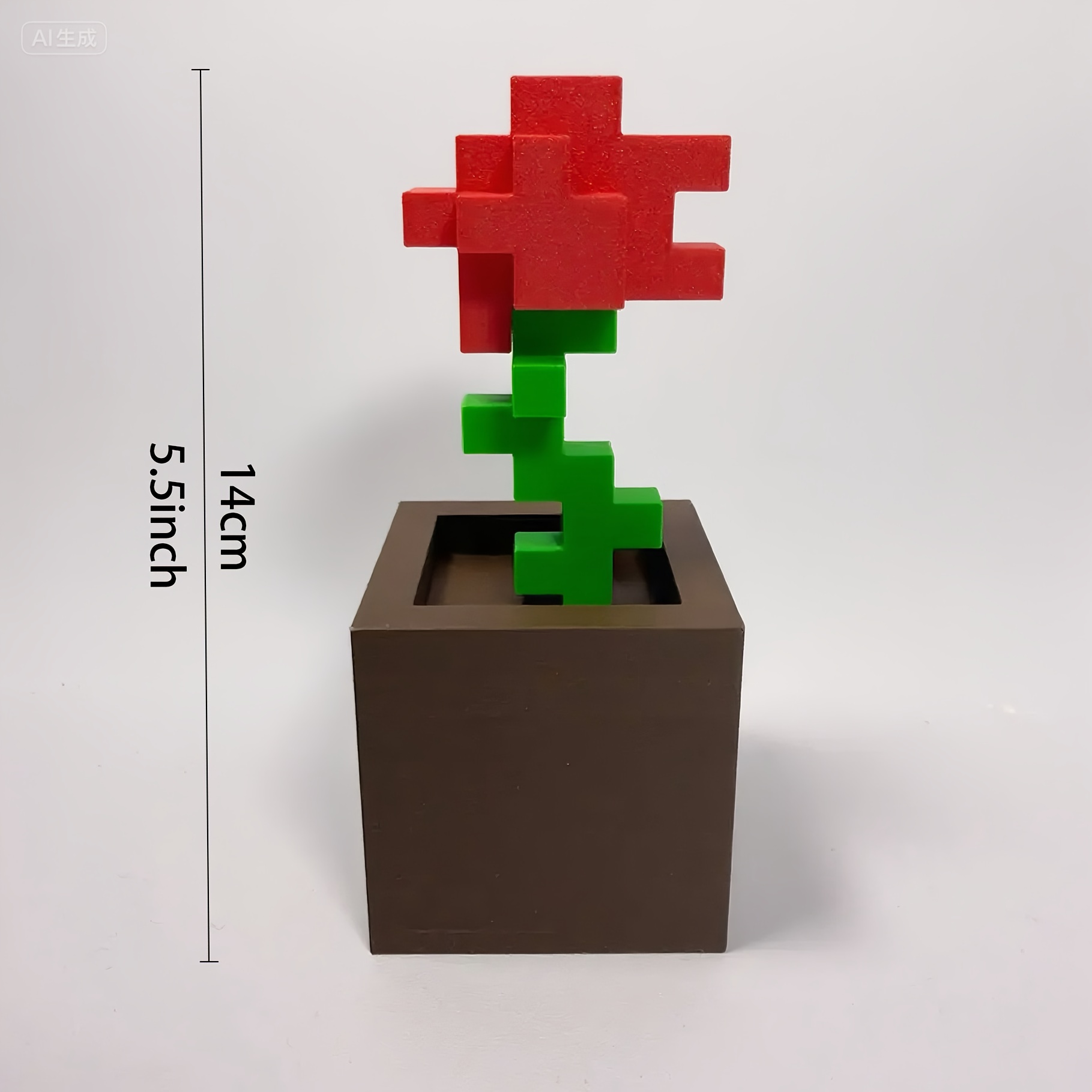1 Piece Pixel Rose Flower Orna - Office Furniture Hon recension och pris