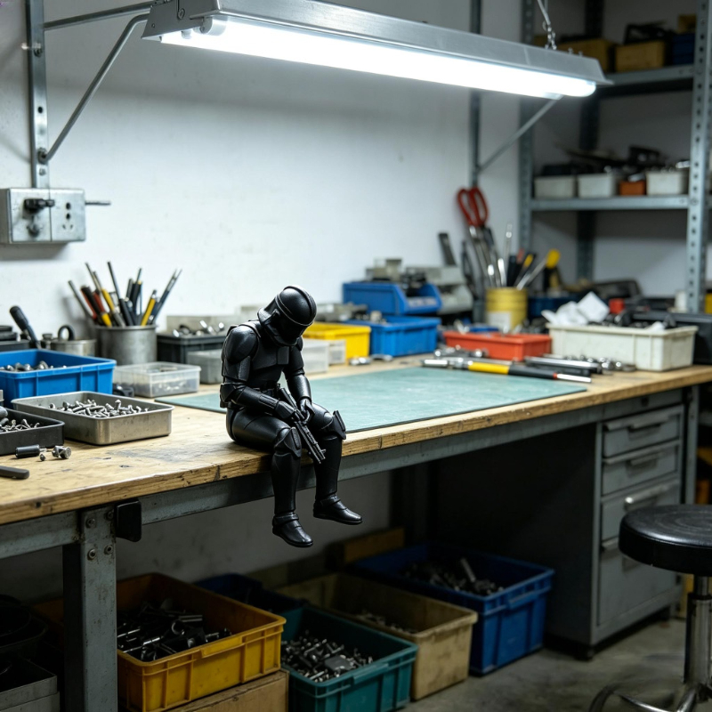 Mini Cool Sitting Soldier Figu - Office Furniture Hon recension och pris