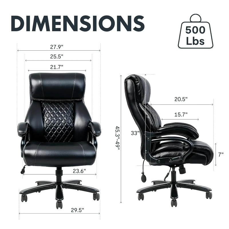 500Lbs Big and Tall High Back  - Office Furniture Plus recension och pris