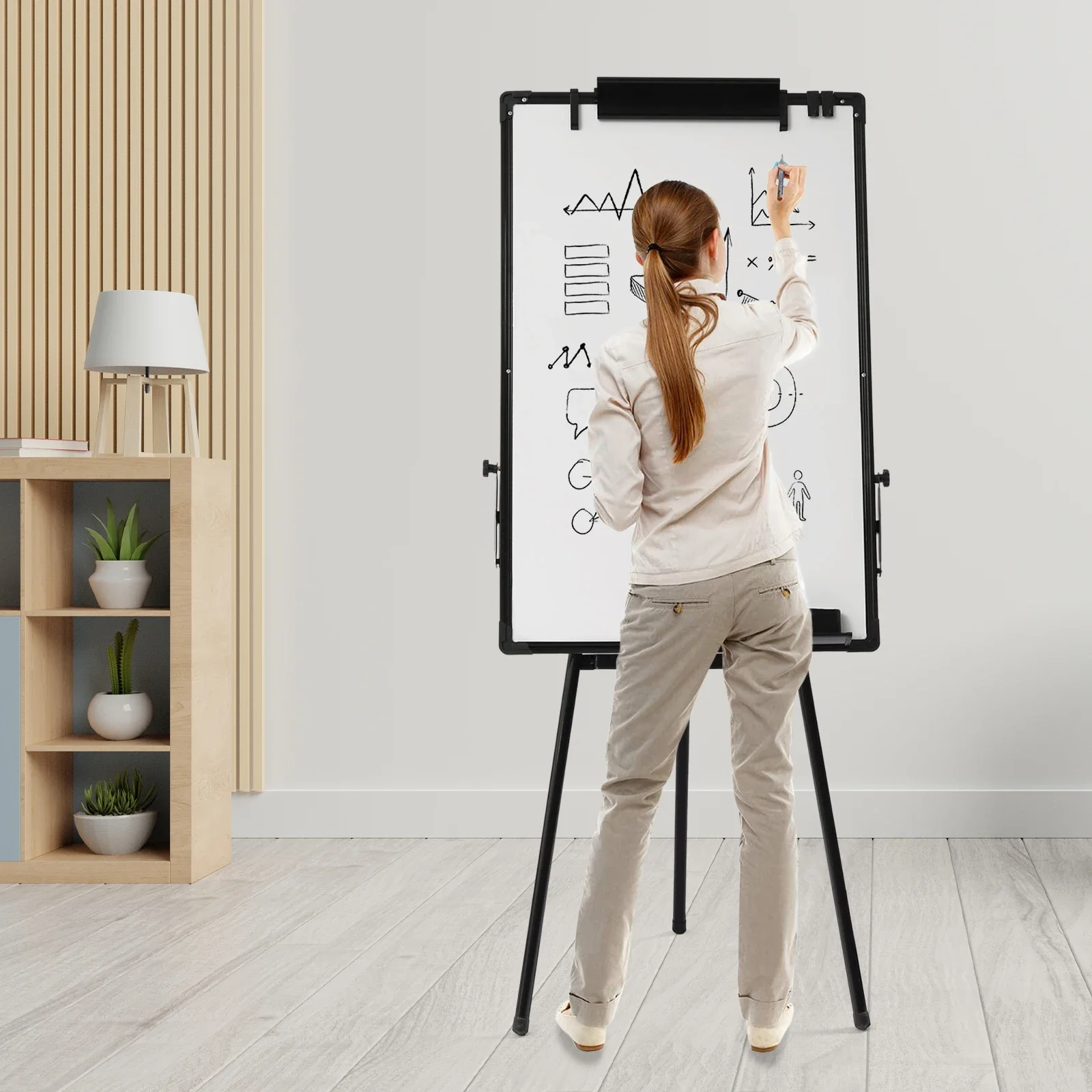 Stand White Board, 36 X 24Inch - Whiteboard Easel Tripod recension och pris