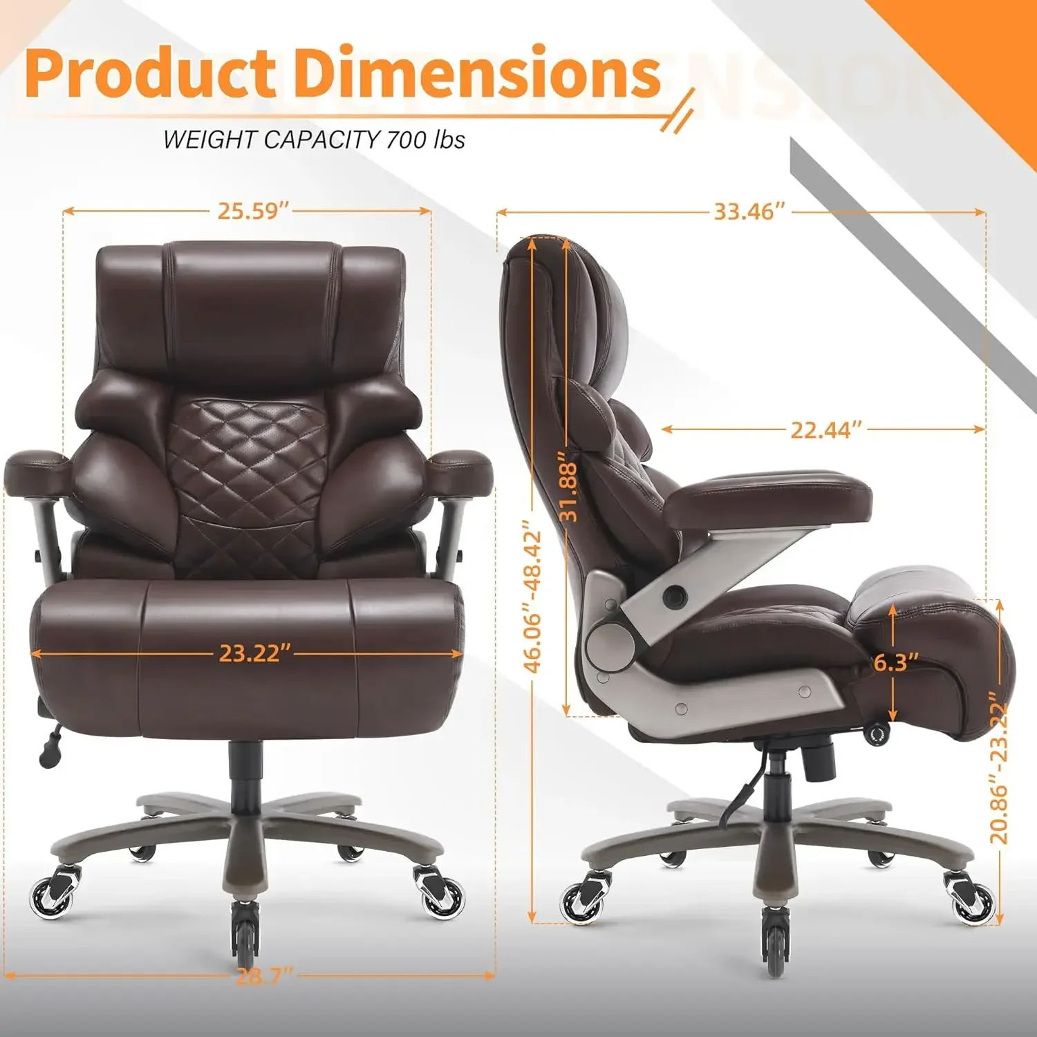 700lbs Big and Tall Office Cha - Office Furniture Plus recension och pris