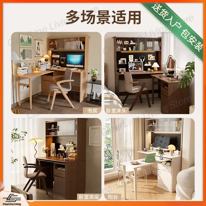 Solid Wood Corner Folding Desk - Wall Mounted Desk Fold recension och pris