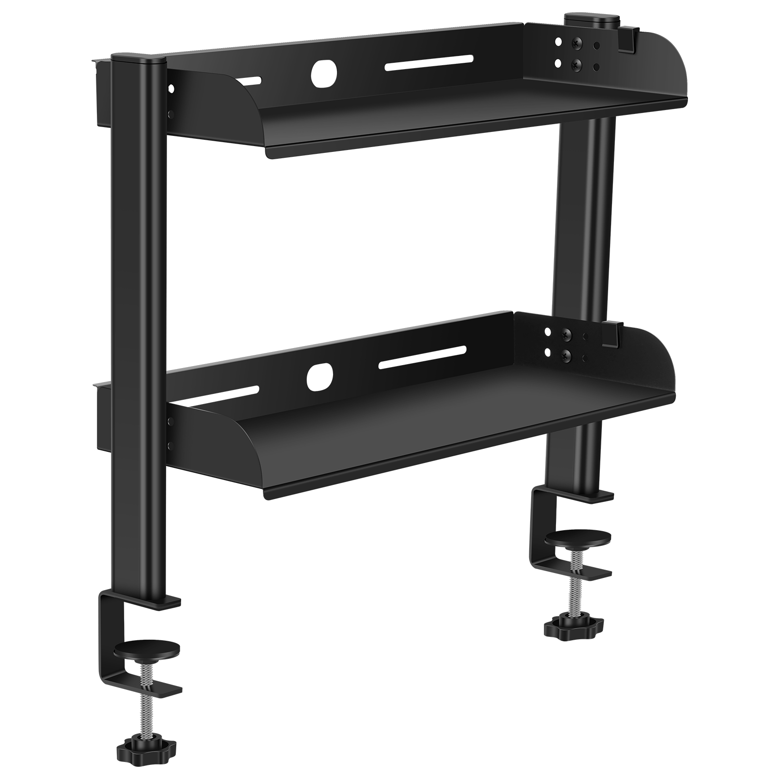 2 Tiers Clamp-on Desk Shelf No - Wall Mounted Desk Fold recension och pris